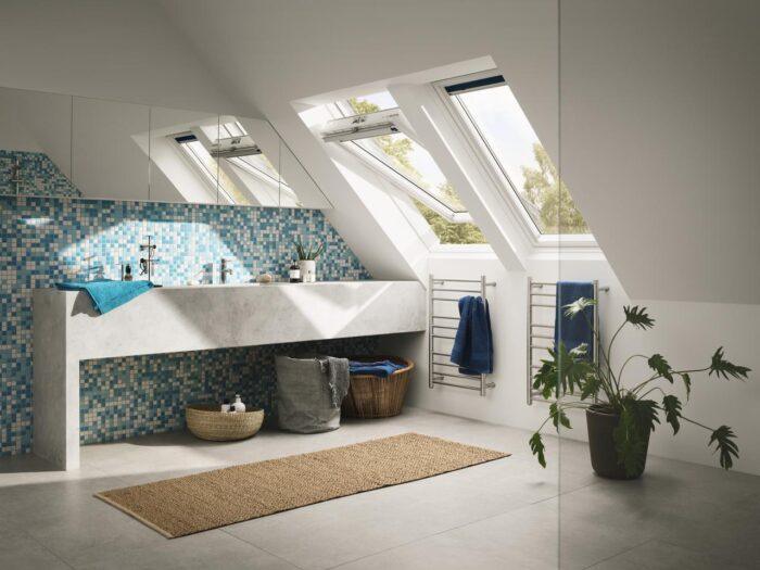Fereastră de mansardă VELUX electrică – geam 64 – poliuretan alb - imagine 3