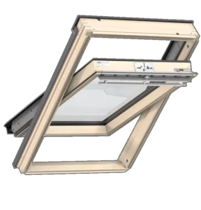 Fereastră de mansardă VELUX GLL 1061 Standard cu mâner sus și geam cu trei foi de sticlă
