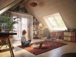 Fereastră de mansardă VELUX GLL – sticlă 85 – lemn lăcuit - imagine 5