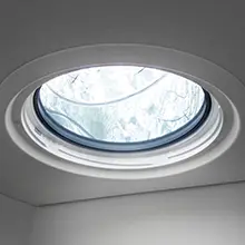 Difuzor interior tunel solar VELUX – lumină naturală difuză