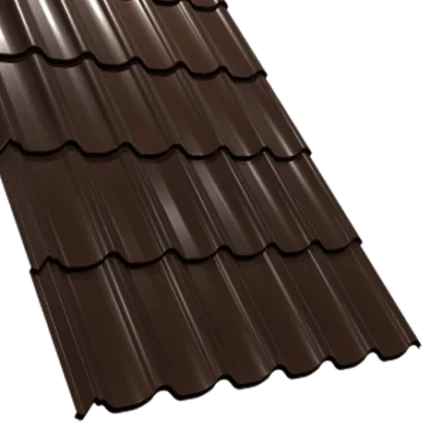 Țiglă metalică Skane 400 de la Lindab, cu profil elegant pentru acoperișuri rezidențiale