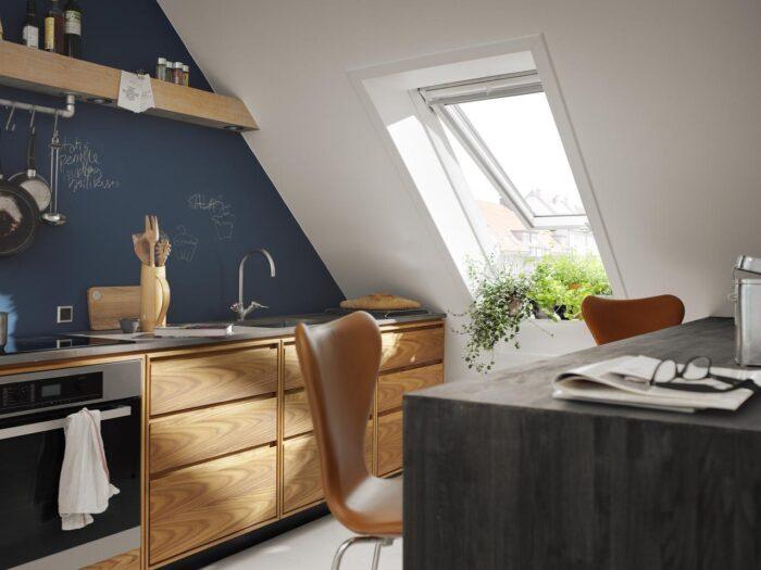 Ferestre cu articulare în partea superioară VELUX GPU – poliuretan - imagine 16