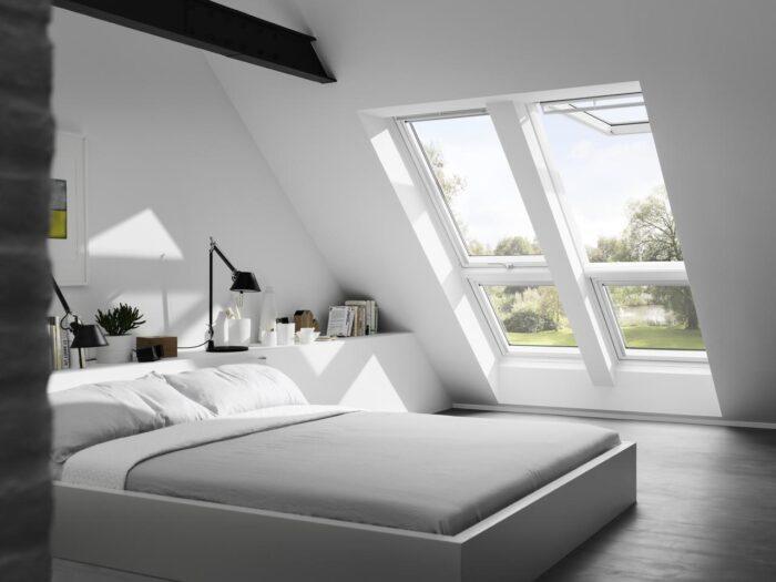 Ferestre cu articulare în partea superioară VELUX GPU – poliuretan - imagine 4