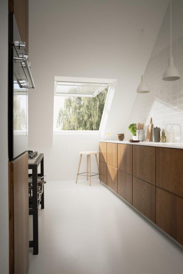 Ferestre cu articulare în partea superioară VELUX GPU – poliuretan - imagine 9