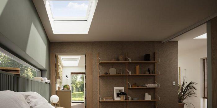 Fereastră VELUX pentru acoperiș terasă CVU – sticlă curbată sau plată - imagine 7