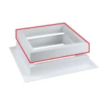 Fereastră VELUX pentru acoperiș terasă CVU – sticlă curbată sau plată - imagine 13