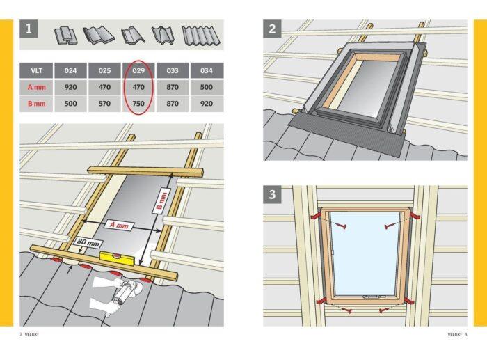 Fereastră de acces pe acoperiș VELUX GVT – Pentru poduri nelocuite - imagine 3