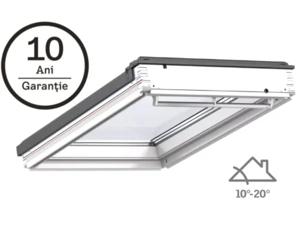 Fereastră de mansardă VELUX GBL pentru acoperișuri joase, geam triplu și izolație fonică