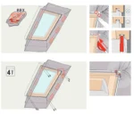 Finisaj interior VELUX LSB / LSC / LSD – PVC alb (pentru ferestre de mansardă) - imagine 4
