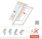 Finisaj interior VELUX LSB / LSC / LSD – PVC alb (pentru ferestre de mansardă) - imagine 2