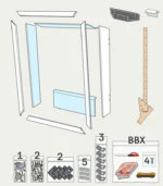 Finisaj interior VELUX LSB / LSC / LSD – PVC alb (pentru ferestre de mansardă) - imagine 5