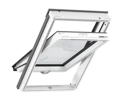 ID10098862_138167-01-L Fereastră de mansardă VELUX GLU B – sticlă 85 – poliuretan alb - imagine 1