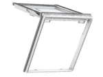 Fereastră VELUX GTU din poliuretan alb, pentru ieșire pe acoperiș