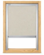 Rulou opac VELUX DKL cu șine din aluminiu, vedere frontală